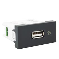 Módulo USB Carregador Preto Orion Schneider