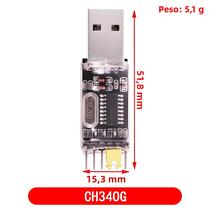 Módulo USB Para TTL 3pcs PL2303HX CP2102 CH340G Para Arduino Comunicação Serial UART 5PIN