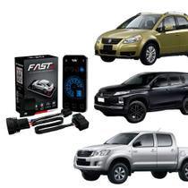 Módulo Variador Avanço de Aceleração compatível c/ Pajero Sport/Hilux/SX4 Tury - FAST MAX 5.0D