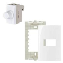 Módulo Variador De Velocidade e Luminosidade 127v 300w + Placa Com Suporte Sleek Módulo Variador De Velocidade e Luminosidade 127v 300w + Placa Com Suporte Sleek