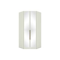 Módulos de Quarto Seletto Closet de Canto Oblíquo MC06 c/ 2 Portas c/ Espelho e 3 Gavetas Areia - Henn Módulos de Quarto Seletto Closet de Canto Oblíquo MC06 c/ 2 Portas c/ Espelho e 3 Gavetas Areia - Henn