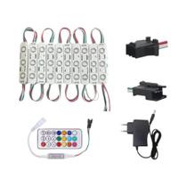 Módulos LED RGB 20pcs WS2811 À Prova d'Água IP65 DC12V Luzes Coloridas Para Decoração De Placas De Módulos LED RGB 20pcs WS2811 À Prova d'Água IP65 DC12V Luzes Coloridas Para Decoração De Placas De