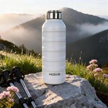 Modus Garrafa Térmica De Água 1000Ml De Aço Inoxi Branco