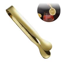 Modus Pegador Pinça De Cozinha Para Gelo Ouro Inox