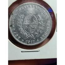 Moeda Antiga Prata 50 Cent 1917 rara 12,50 gramas 30 mm x 2,10 mm