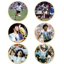 Moeda Argentina Maradonaes Anime 4 cm de ferro 200 g 6 unidades/lote Moeda Argentina Maradonaes Anime 4 cm de ferro 200 g 6 unidades/lote