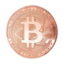 Moeda Bitcoin Física Para Colecionador Criptomoedas Presente