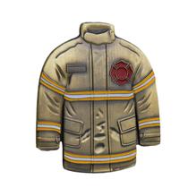 Moeda comemorativa de anime de bombeiro em formato especial 5x6cm Moeda comemorativa de anime de bombeiro em formato especial 5x6cm