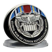 Moeda comemorativa: Medalha Expedicionária da Guerra Global contra o Terror