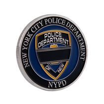 Moeda comemorativa NYPD Departamento de Polícia de Nova York 35g