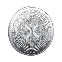 Moeda Comemorativa Ripple XRP Banhada a Ouro E Prata, Moeda De Colecionador De Criptomoedas, Arte Em Moeda Comemorativa Ripple XRP Banhada a Ouro E Prata, Moeda De Colecionador De Criptomoedas, Arte Em