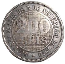Moeda de 200 Réis de 1888 do Império do Brazil