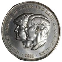 Moeda de 25 Pence de 1981 Reino Unido