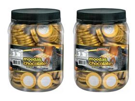 Moeda de Chocolate Ki Kakau 690g (200 moedas) - 2 Potes Moeda de Chocolate Ki Kakau 690g (200 moedas) - 2 Potes