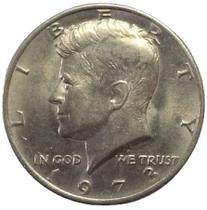 Moeda de CobreKennedy Half Dollarde 1973 dos Estados Unidos da América - dólar