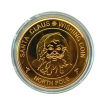 Moeda de lembrança Coleção de moedas comemorativas de feliz Natal Artesanato em metal