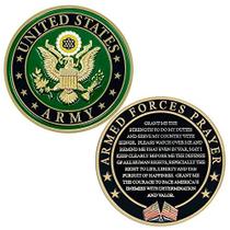 Moeda de Oração: Army Armed Forces Valor Challenge 6,35 cm