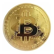 Moeda Física Bitcoin Ouro Edição Comemorativa