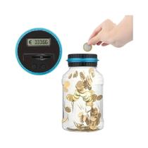 Moeda Lcd Digital Contador Eletrônico Cofrinho Caixa De Poupança De Dinheiro Usd Euro Jarra De