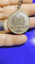 Moeda Medalha Izabela Hendrix 1904 Chaveiro 21.20 gramas 35 mm
