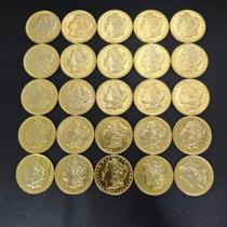 Moeda Morgan 1879-1903 Design Vintage - Presente perfeito para colecionadores + Estojo