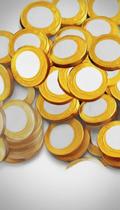 Moedas Chocolate Ao Leite 480g 80 Unidades Moedas Chocolate Ao Leite 480g 80 Unidades