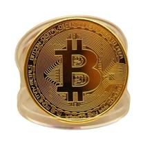 Moedas Comemorativas De Bitcoin Para Entusiastas De Criptomoedas Presente Empresarial Único