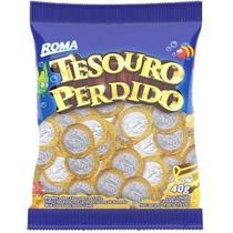 Moedas de Chocolate Tesouro Perdido Roma 40g- 10 moedas