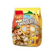 Moedas sabor Chocolate Bel 500g (média de 120 unidades)