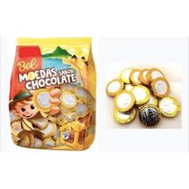 Moedas Sabor Chocolate Bel Pacote 500g (aprox. 130unid) Moedas Sabor Chocolate Bel Pacote 500g (aprox. 130unid)