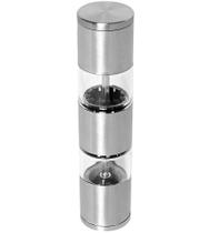 Moedor 19,5cm Duplo Sal e Pimenta Inox Manual