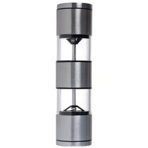 Moedor 2 em 1 Sal e Pimenta em acrilico e Inox -L Hermitage Moedor 2 em 1 Sal e Pimenta em acrilico e Inox -L Hermitage