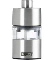 Moedor 6,2cm Pimenta e Sal Inox e Acrílico Classic