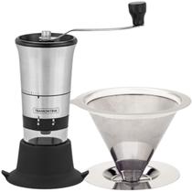 Moedor Café E Grãos Aço Inox Manual Tramontina Regulagem