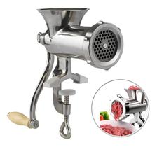 moedor carne manual Hamburguer Kafta biscoito c/ funil Linguiça moedor carne manual Hamburguer Kafta biscoito c/ funil Linguiça