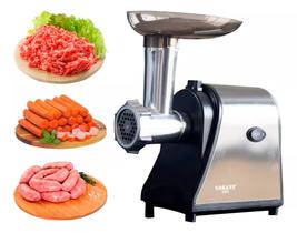 Moedor Carne Profissional Elétrico Funil Linguiça Kibe 1500w Potente