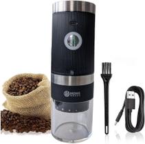 Moedor de Café Automático Moedor de Grãos Sal Pimenta Portátil Recarregável USB