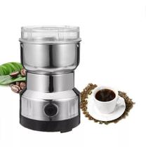 Moedor De Café E Grãos Triturador Elétrico Em Aço Inoxidável Moedor De Café E Grãos Triturador Elétrico Em Aço Inoxidável