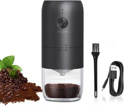 Moedor de café elétrico,automático portátil moedor de grãos de cafe, ajustável multi moagem COD: Q-3222 -PRETO