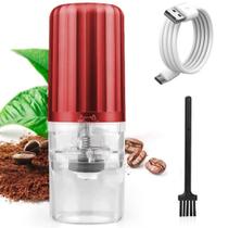 Moedor de Café Elétrico Portátil, Núcleo de Moagem Cerâmica, Moedor Carga USB Tipo C Moedor de Café Elétrico Portátil, Núcleo de Moagem Cerâmica, Moedor Carga USB Tipo C