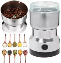 Moedor De Café Grãos Triturador Elétrico Automático Inox