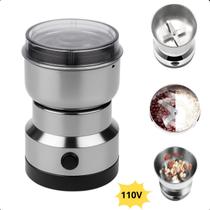 Moedor de Café Inox 110V Tampa com Trava