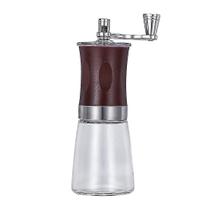 Moedor de café manual 160ml manivela portátil grão de café portátil - Lightbek Official Store