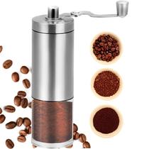 Moedor De Café Manual Cerâmica Gourmet Em Inox Premium