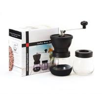 Moedor de Café Manual Coffee Bean Grinder Núcleo de Cerâmica e Pote de Vidro - JC - Hário