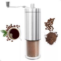 Moedor De Café Manual Compacto Em Inox com Ajuste De Moagem Moedor De Café Manual Compacto Em Inox com Ajuste De Moagem
