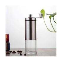 Moedor de Café Manual Compacto Inox Cerâmica Ajuste Moagem Portátil Desmontável Moinho Triturador Moe Grão Regulagem