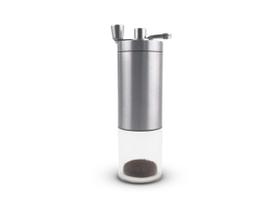 Moedor De Café Manual Em Aço Inox e Cerâmica Com Ajuste De Moagem Recipiente de Acrílico Portátil