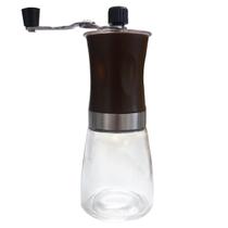 Moedor De Café Manual Em Vidro E Aço Inox 18X7Cm Mimo Style - Clink