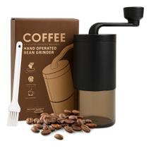 Moedor de Café Manual Grãos Manivela Portatil Ajuste Moagem